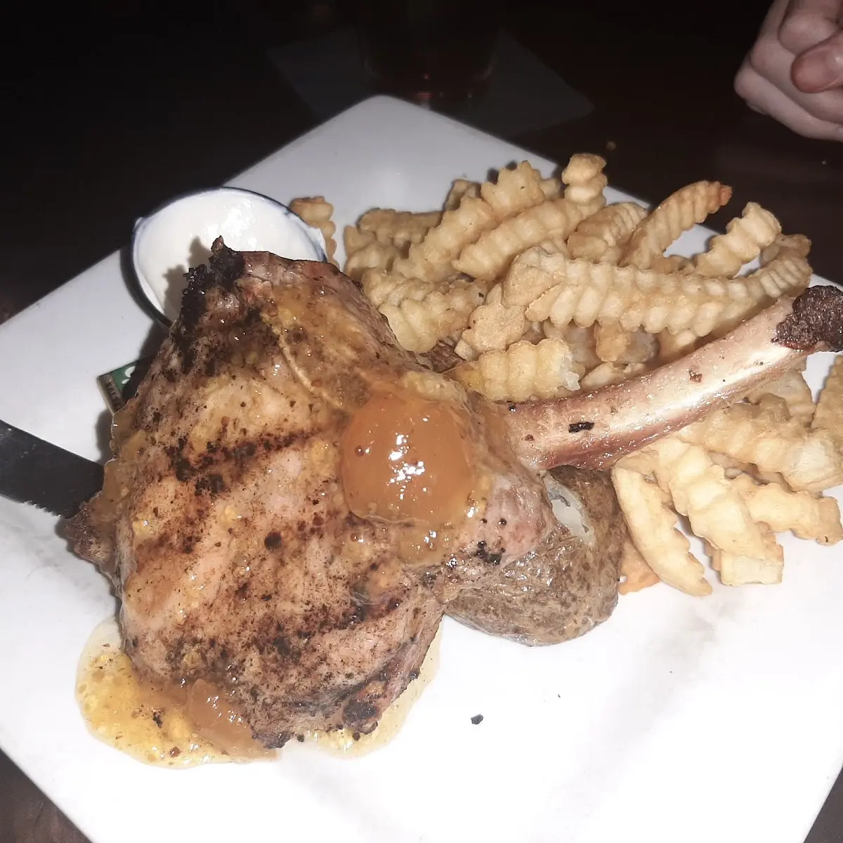 Pork Chops Fries