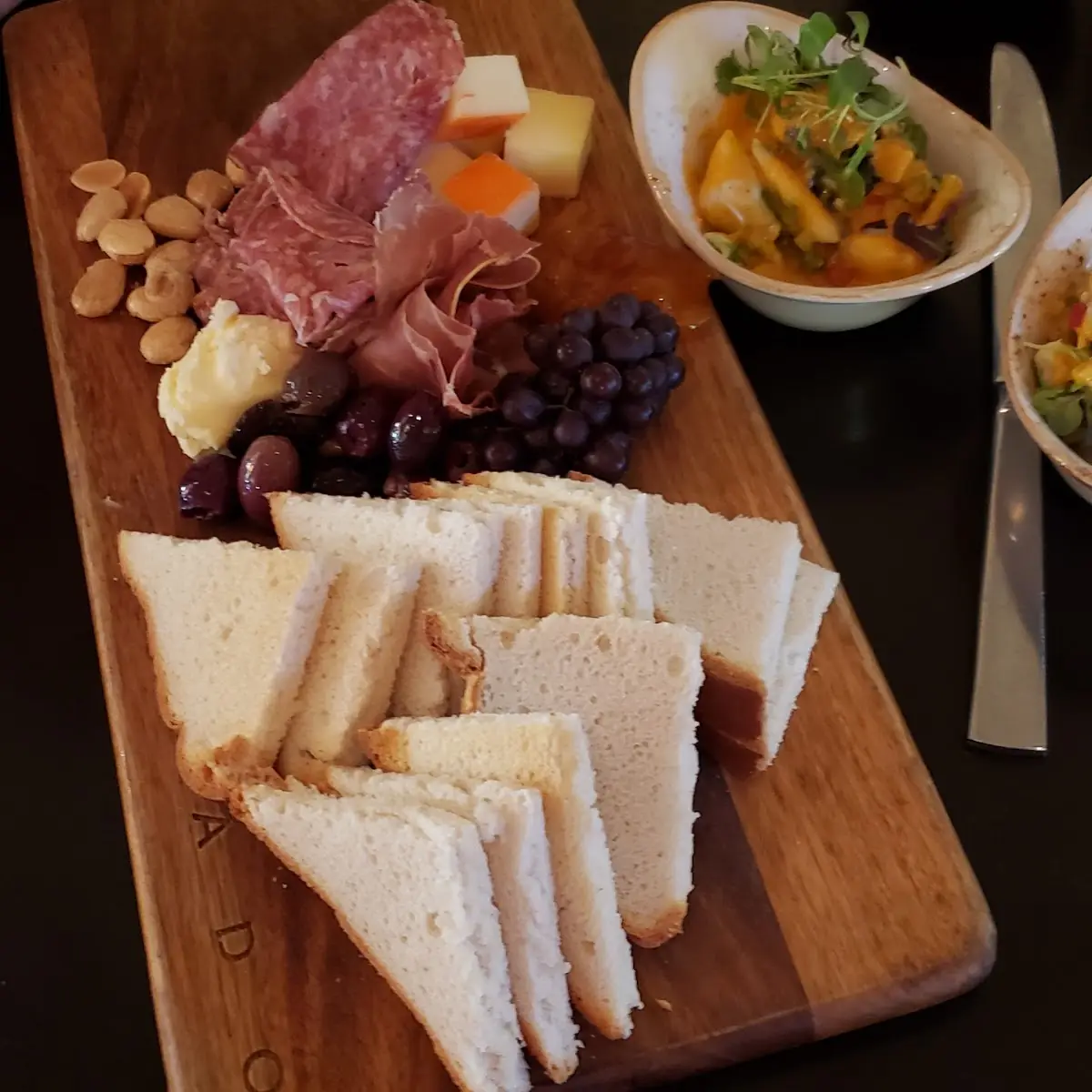 Tapas with GF Bread