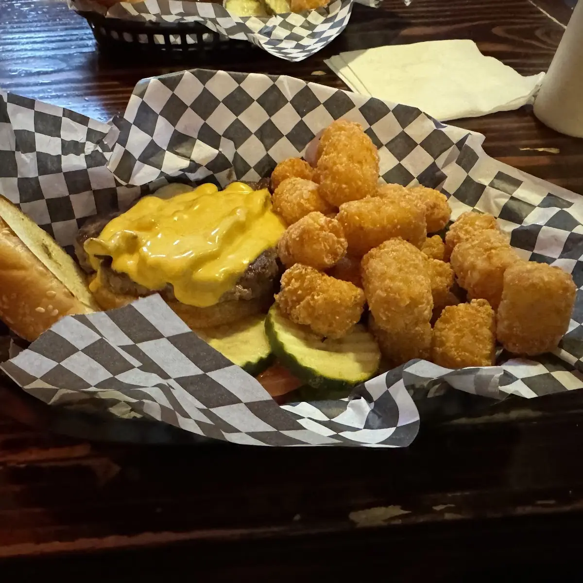 Bacon Cheese Burger with Gems