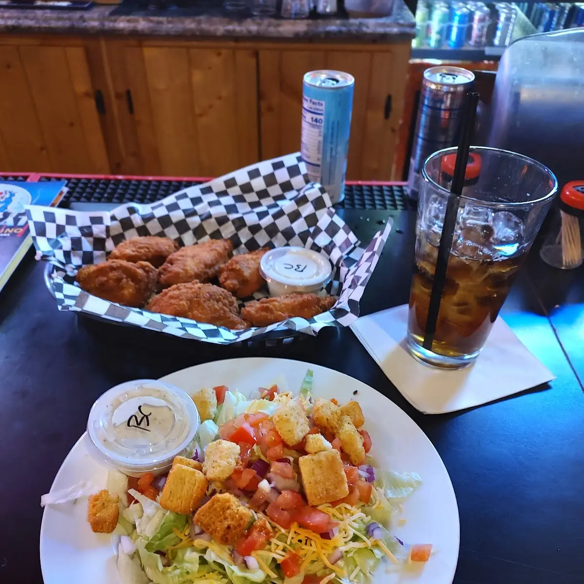 Salad and Wings