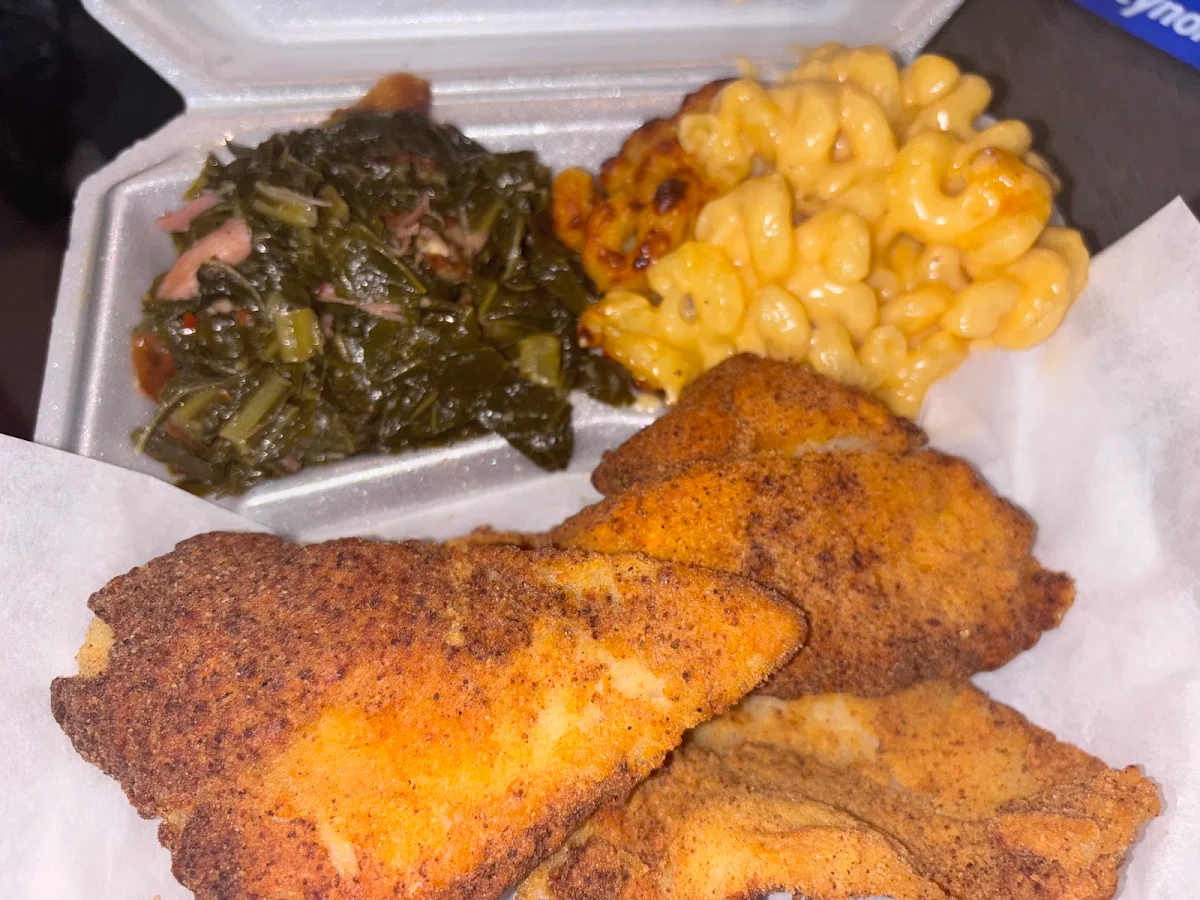 Fried Fish Swai with 2 Sides