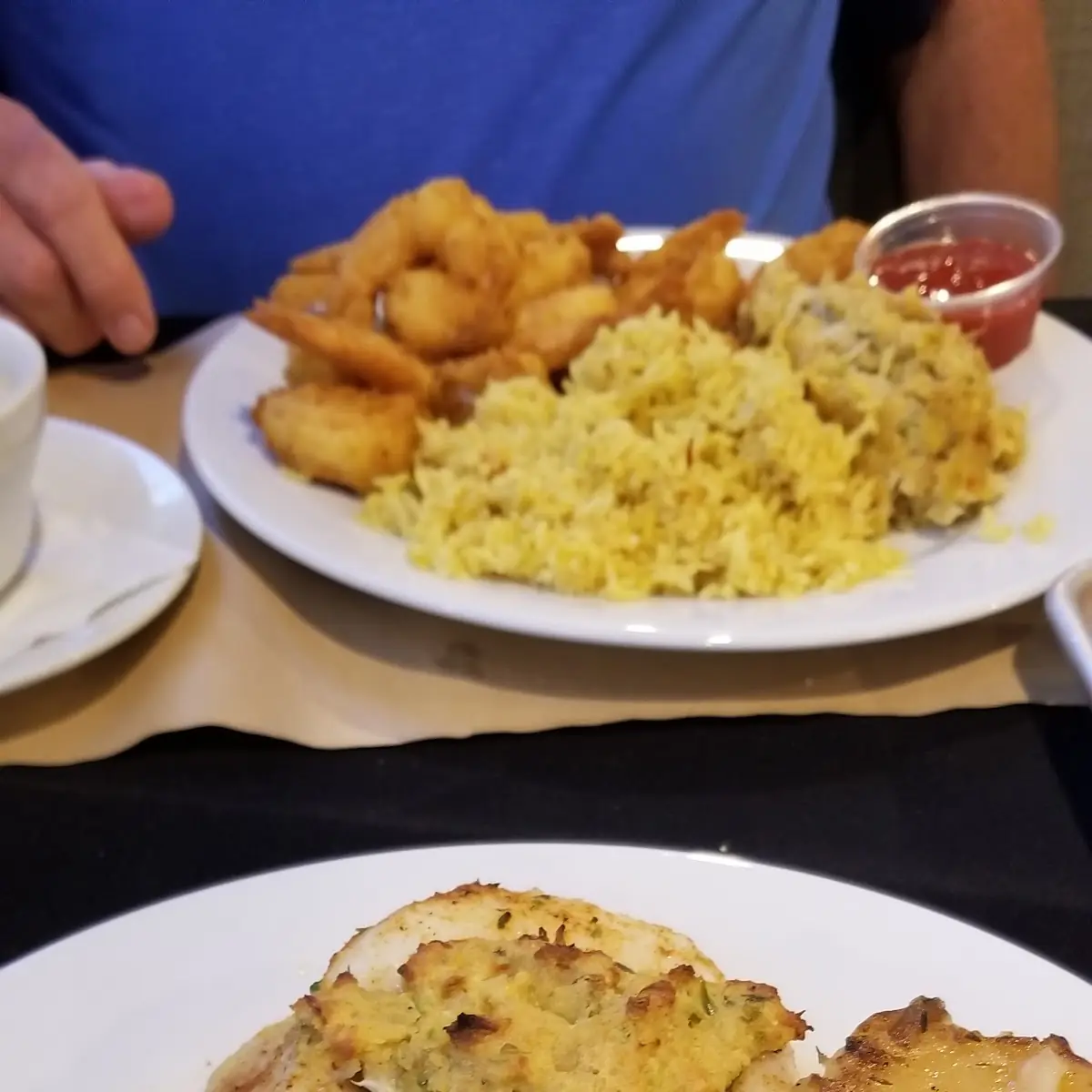 Cornbread Crab Stuffing Grouper