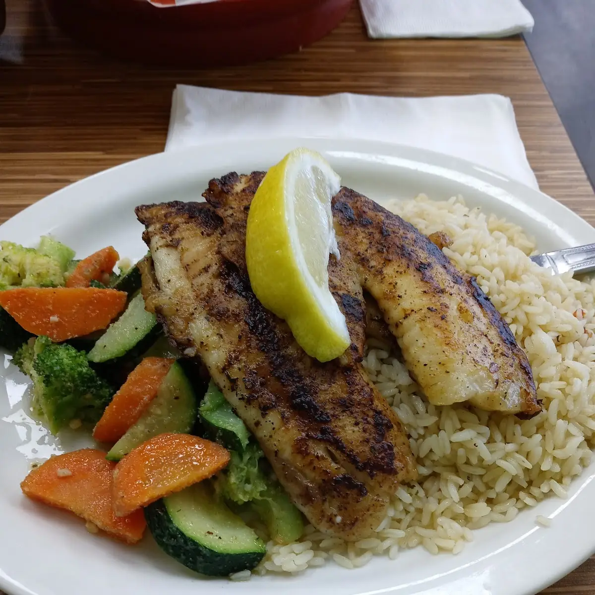Single Grilled Tilapia Fillet