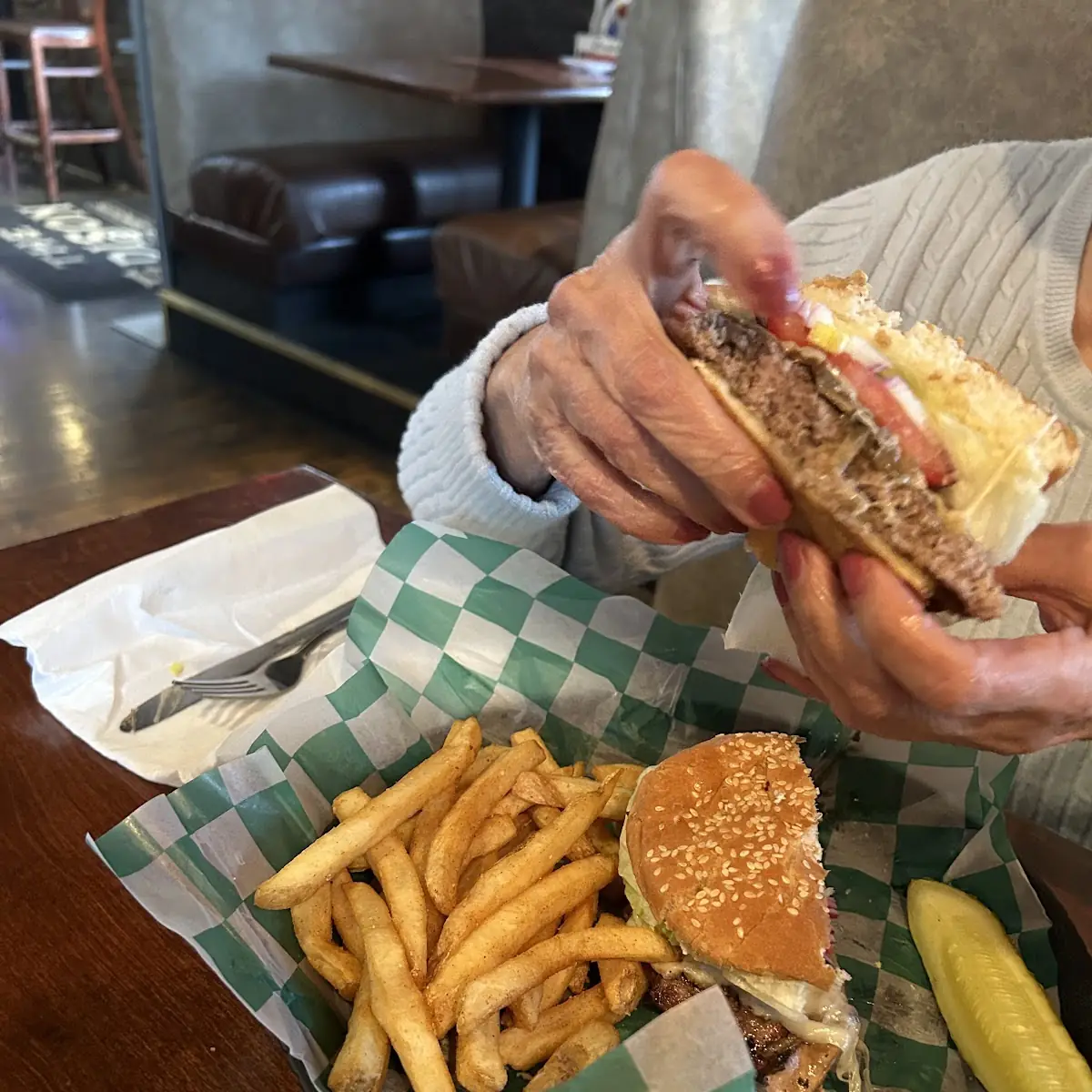Juicy Mushroom Burger