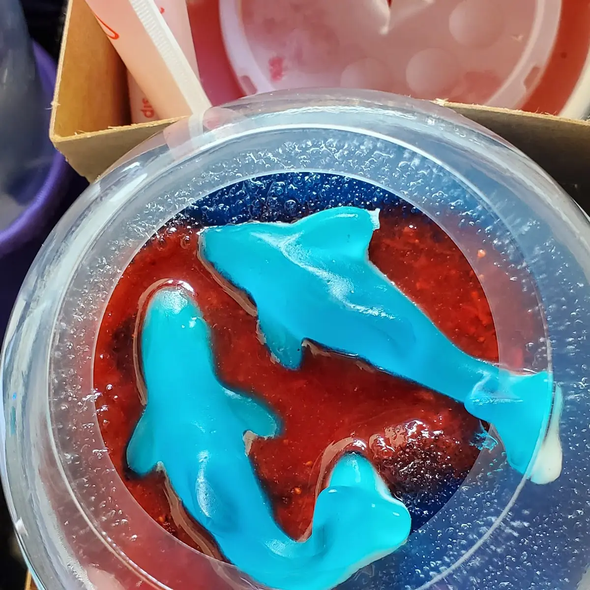 Shark Slush Blue Coconut and Fresh Strawberry