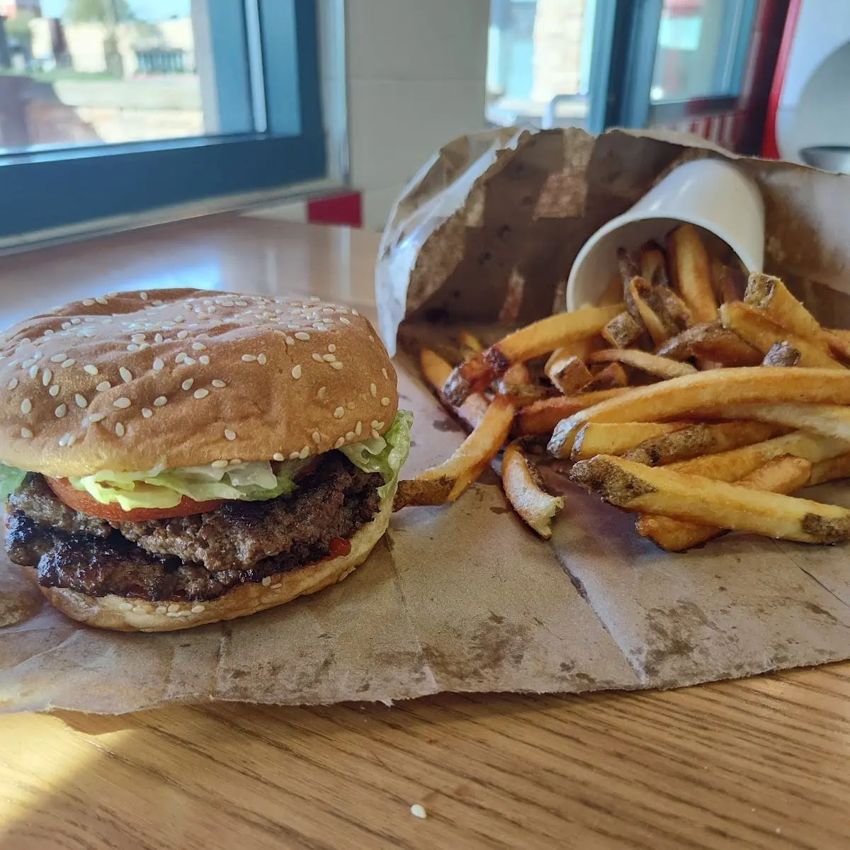 Double Hamburger Meal