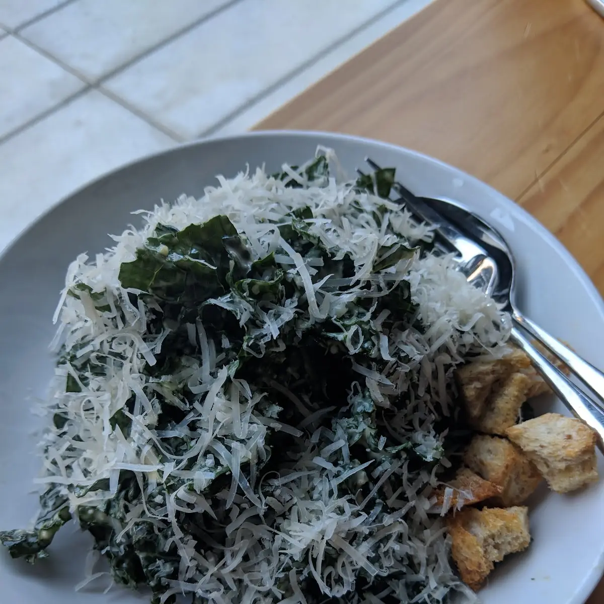 Kale Caesar Salad