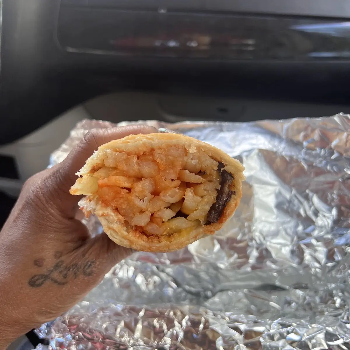 A French Fry Sandwich