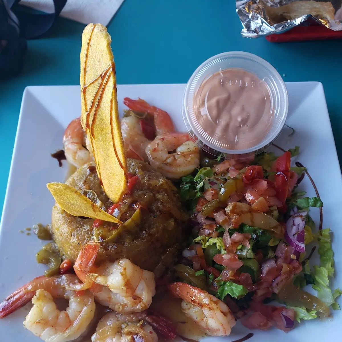 Shrimp Mofongo