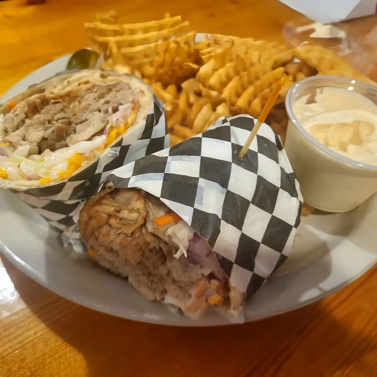 Memphis Pulled Pork Wrap