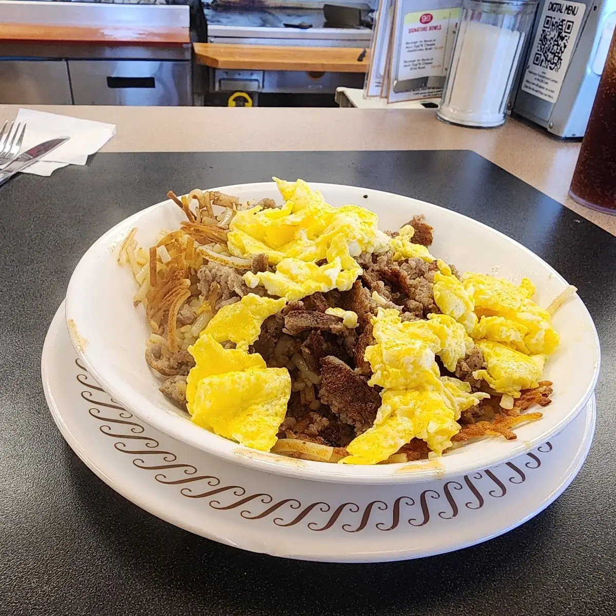Eggs Bacon Hash Browns Bowl