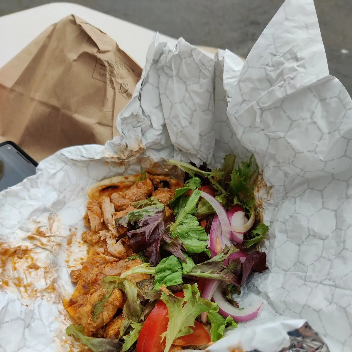 Chicken Tikka Masala Wrap