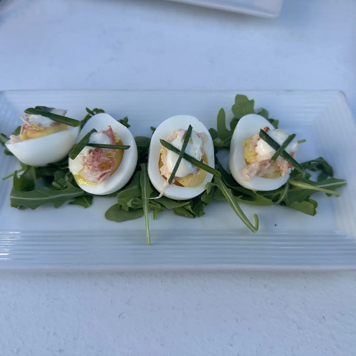 Lobster Deviled Eggs
