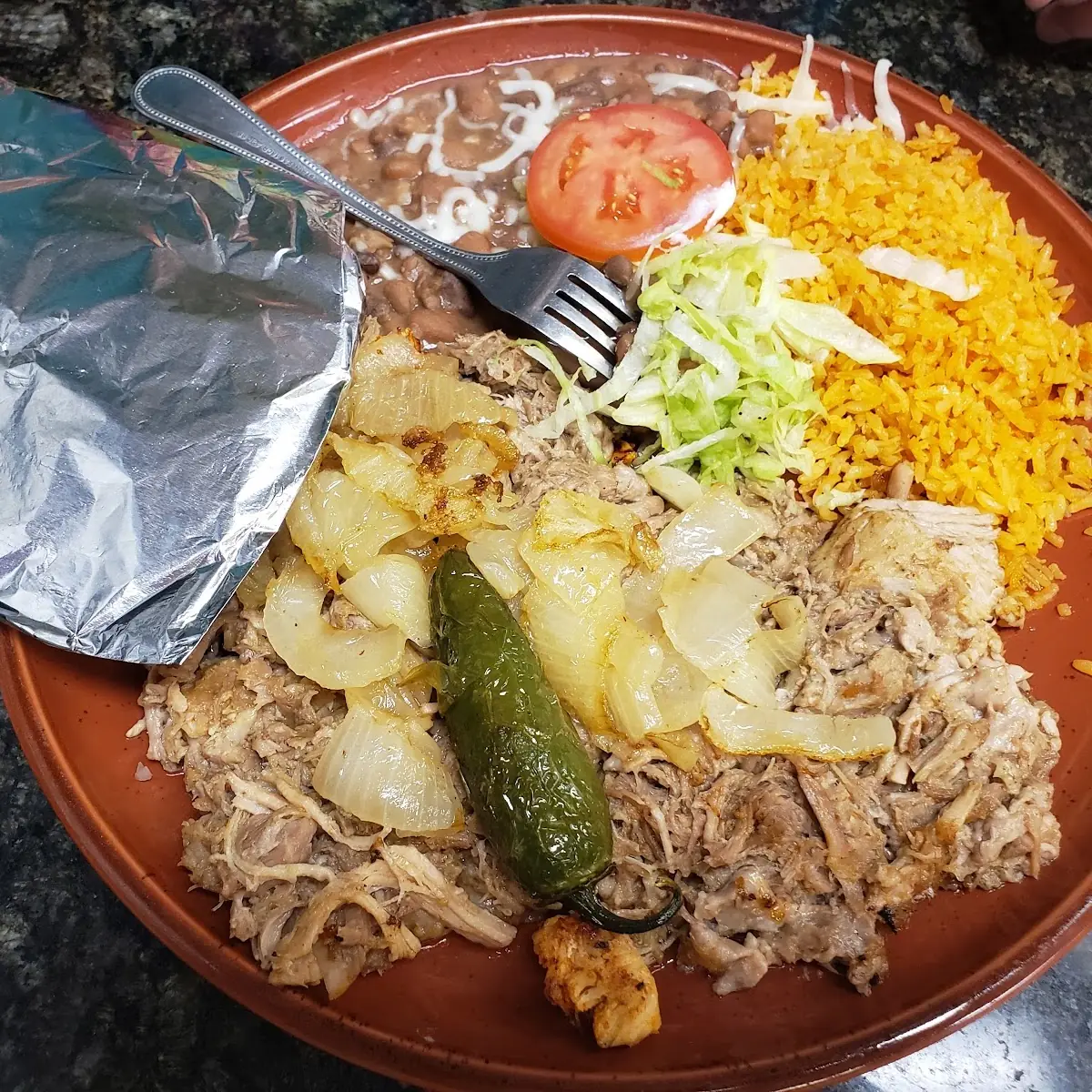 5 carnitas tacos