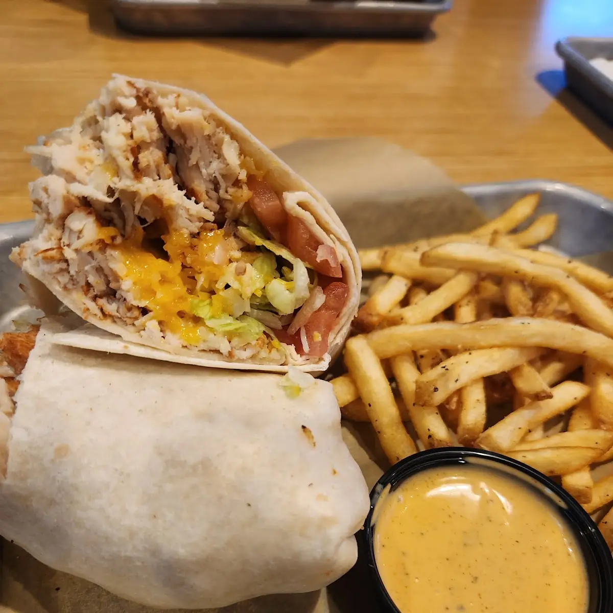 Classic Chicken Wrap with Pulled Chicken