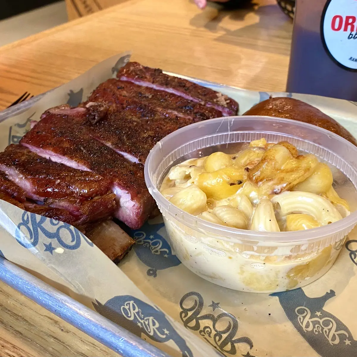 Half Rack Ribs Mac & Cheese