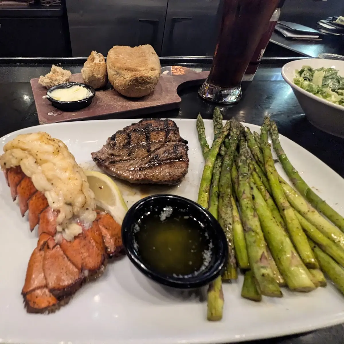 Filet Mignon and Lobster Tail