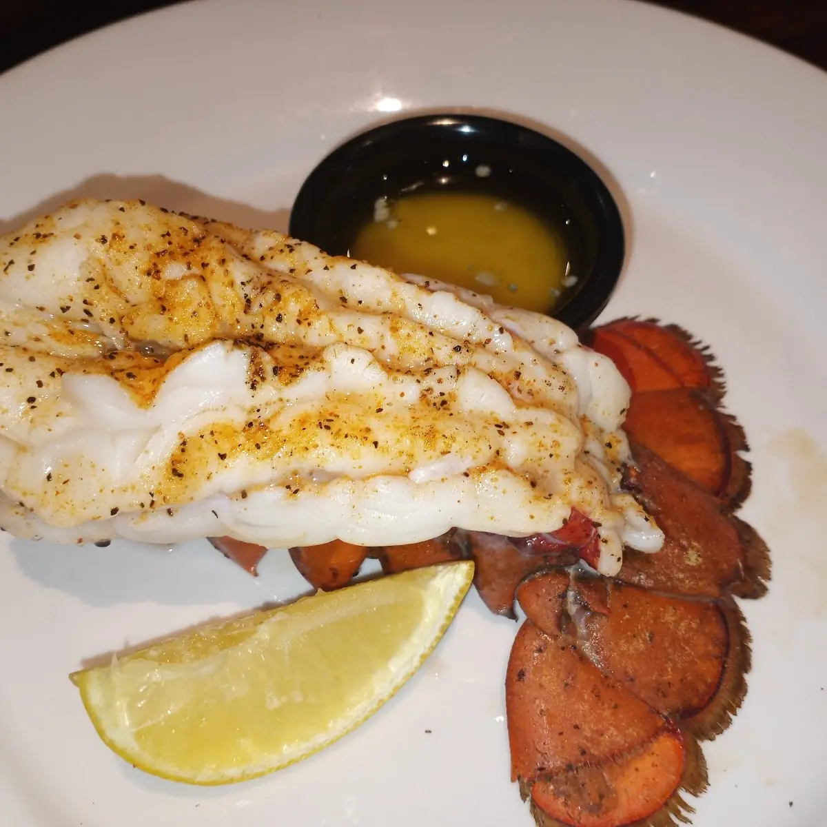 Lobster Tail with Garlic Butter