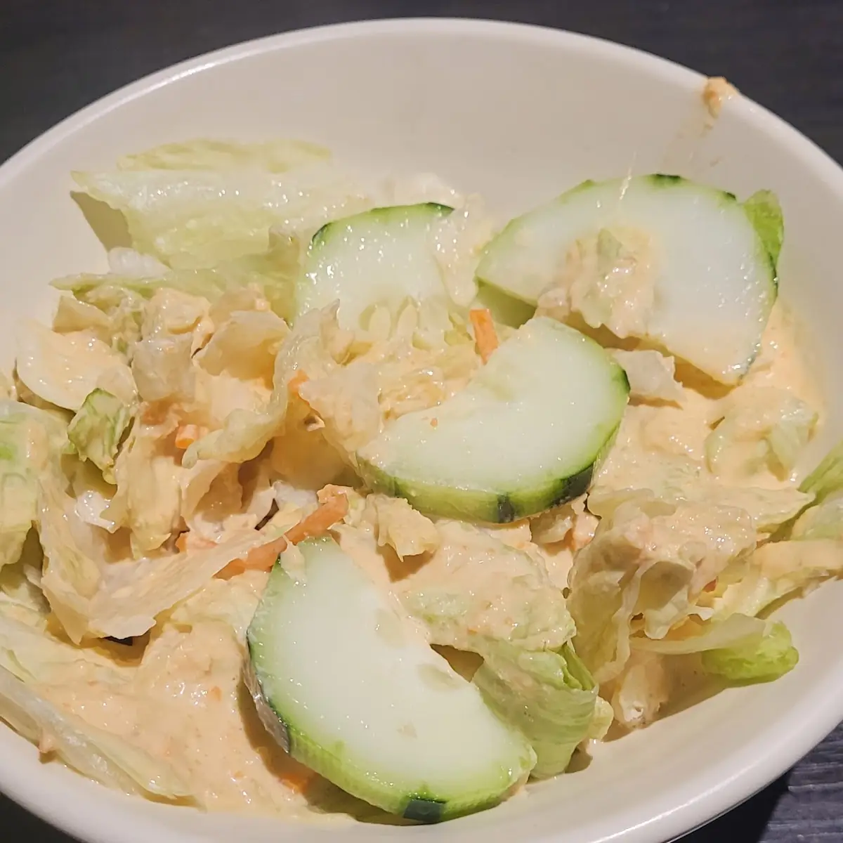 Salad with Ginger Dressing