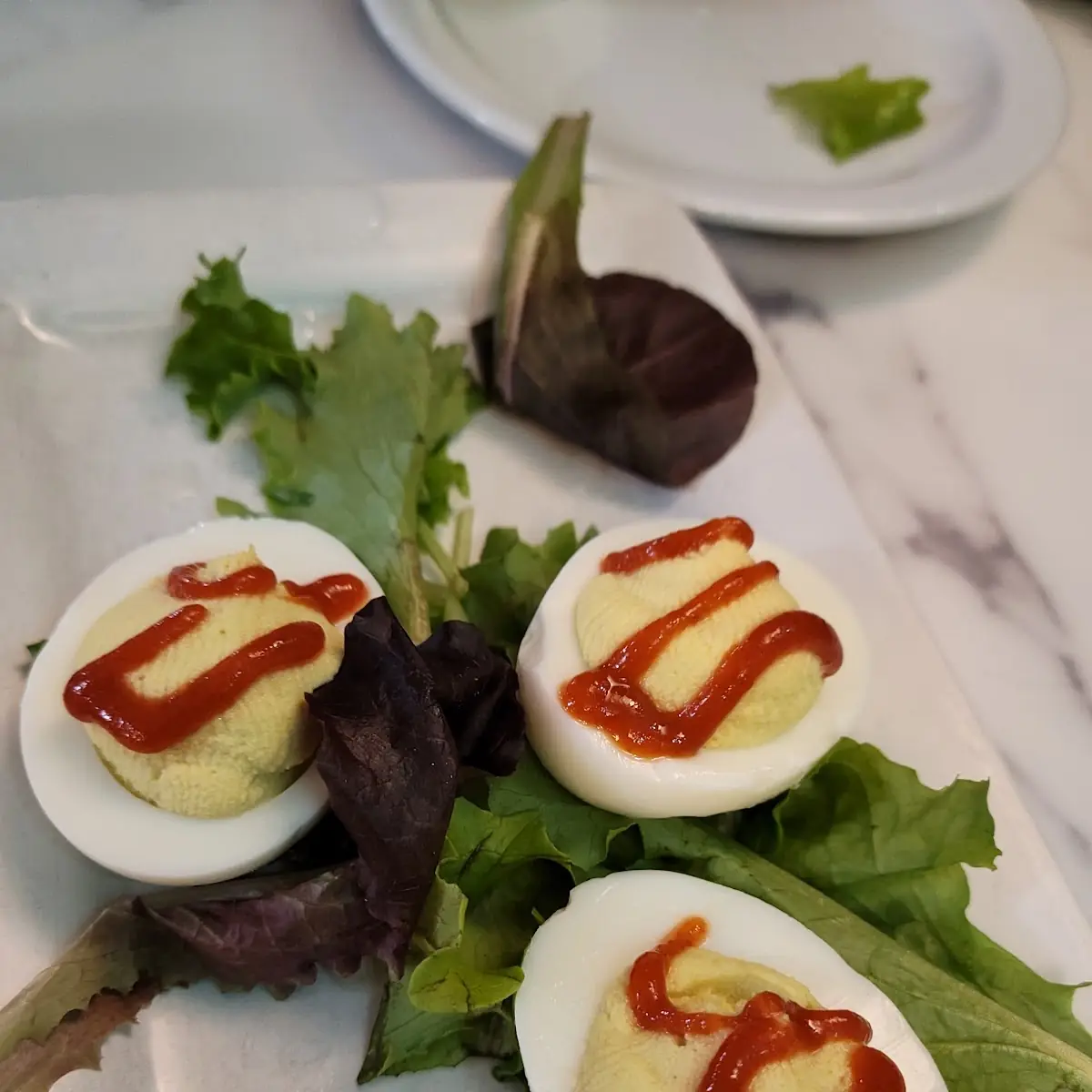 Wasabi Deviled Eggs