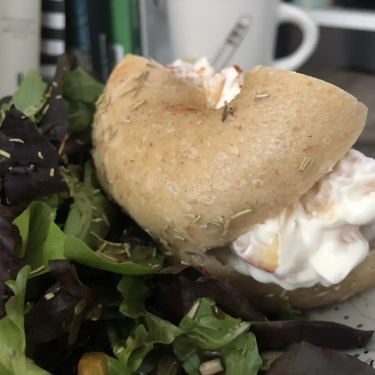 Rosemary Salt Bagel