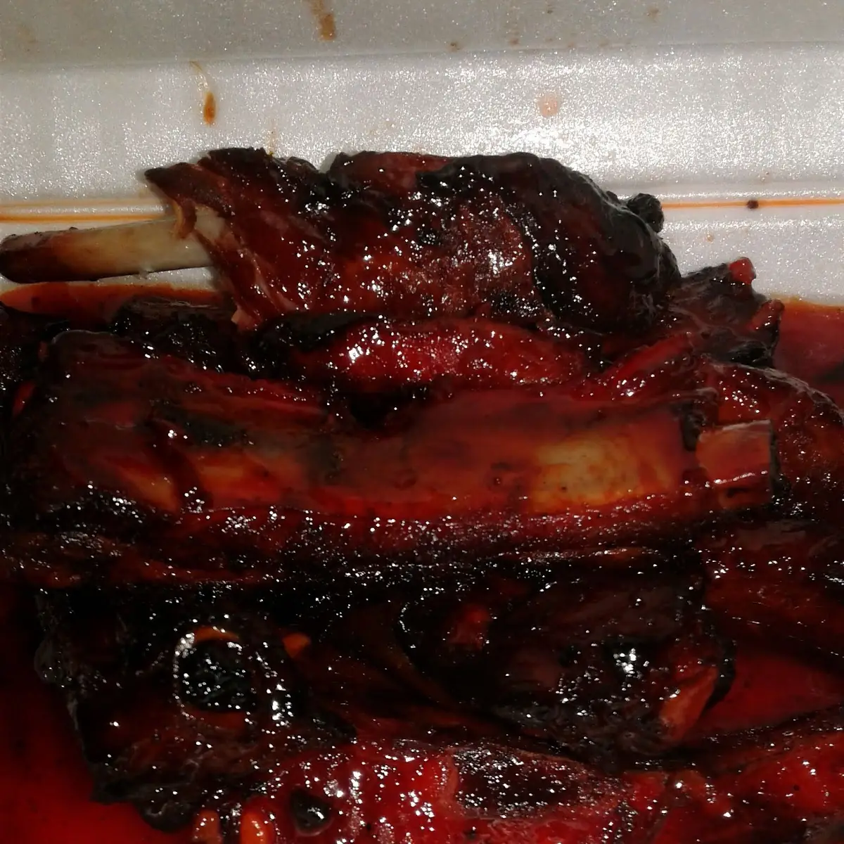 Large BBQ Spare Ribs