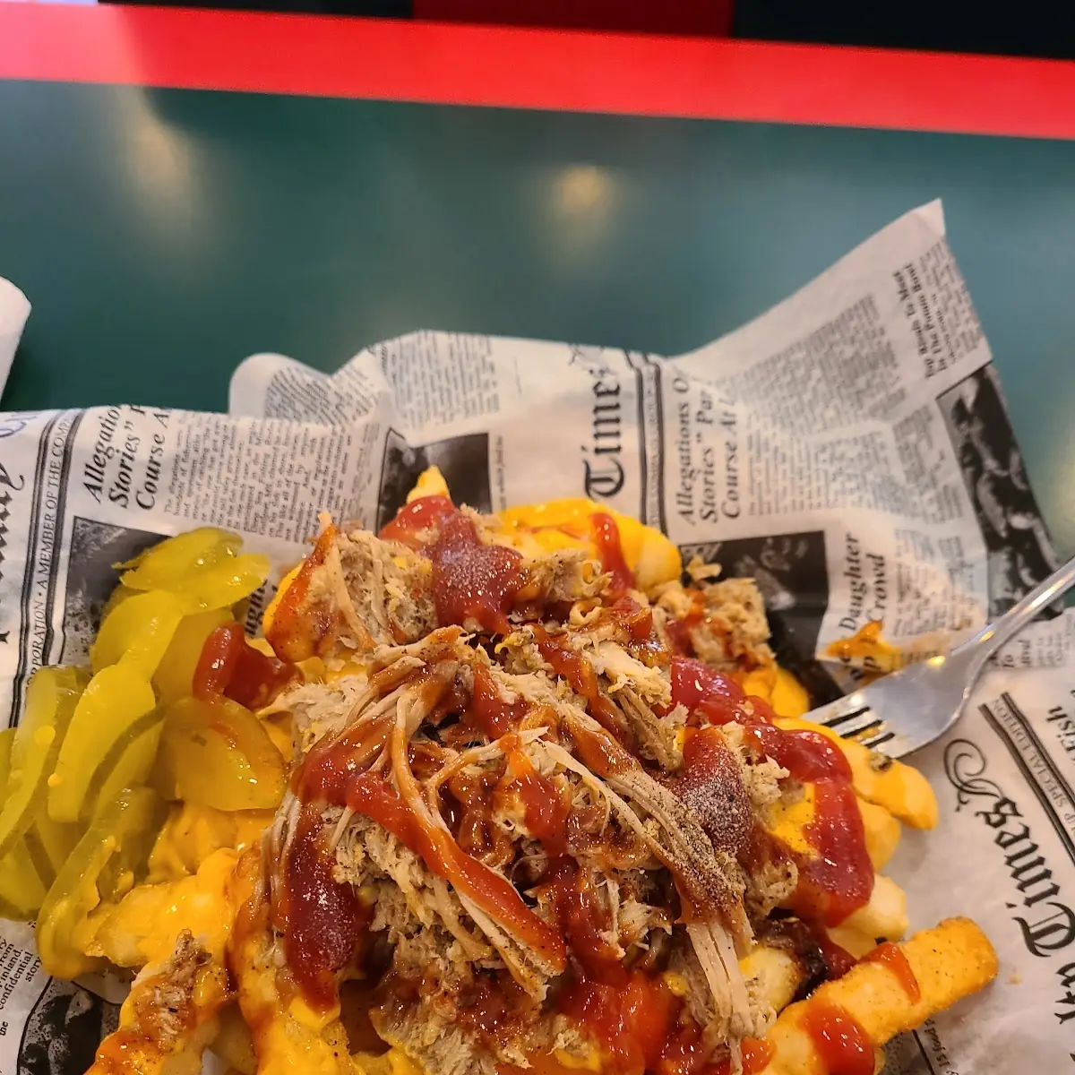 BBQ Cheese Fries