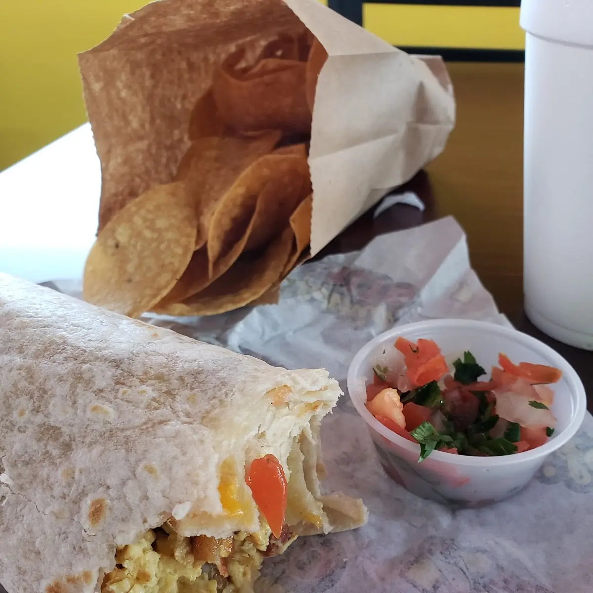 Bacon Egg Burrito