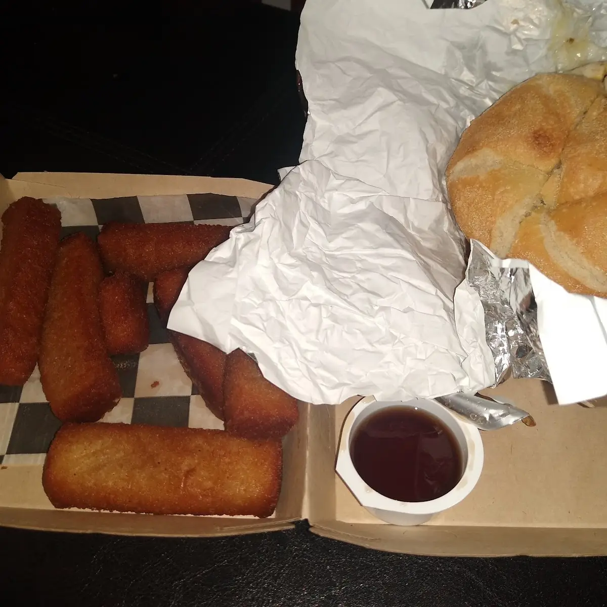 Breakfast Sandwich and Frey Toast Sticks