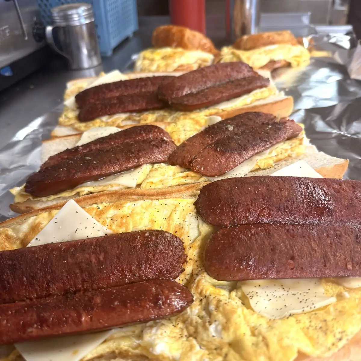 Beef Kielbasa Egg & Cheese