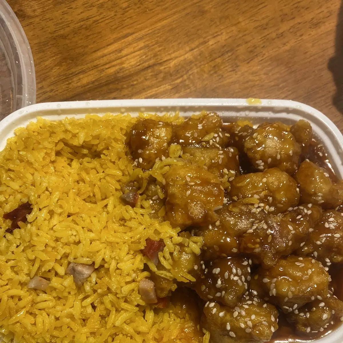 Sesame Chicken Fried Rice