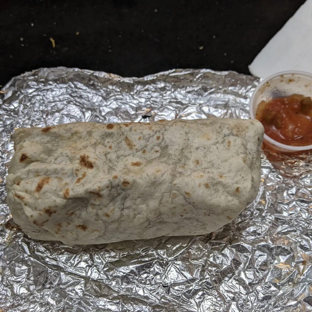Moe Met Moe Cheese Burrito