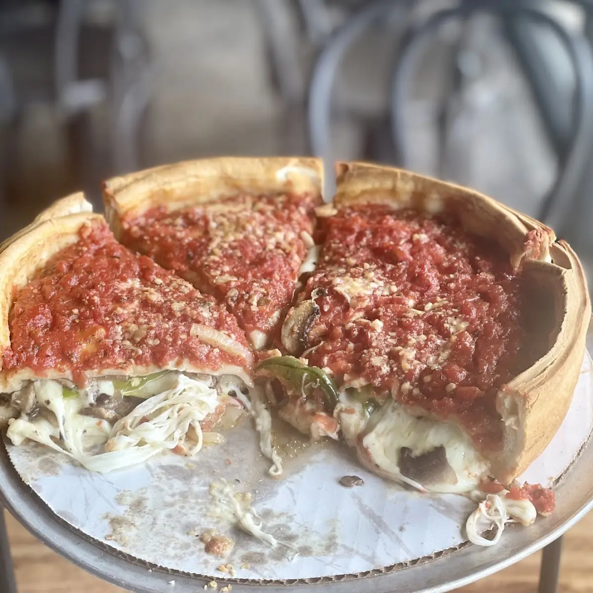 World Famous Deep Dish Pizza