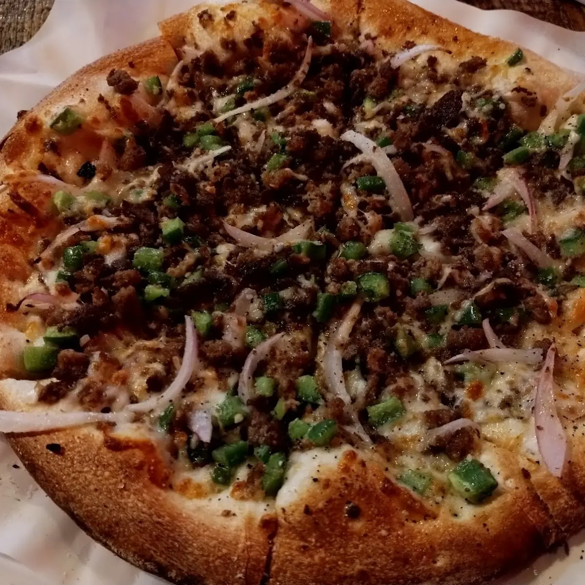 Steak and Cheese Pizza