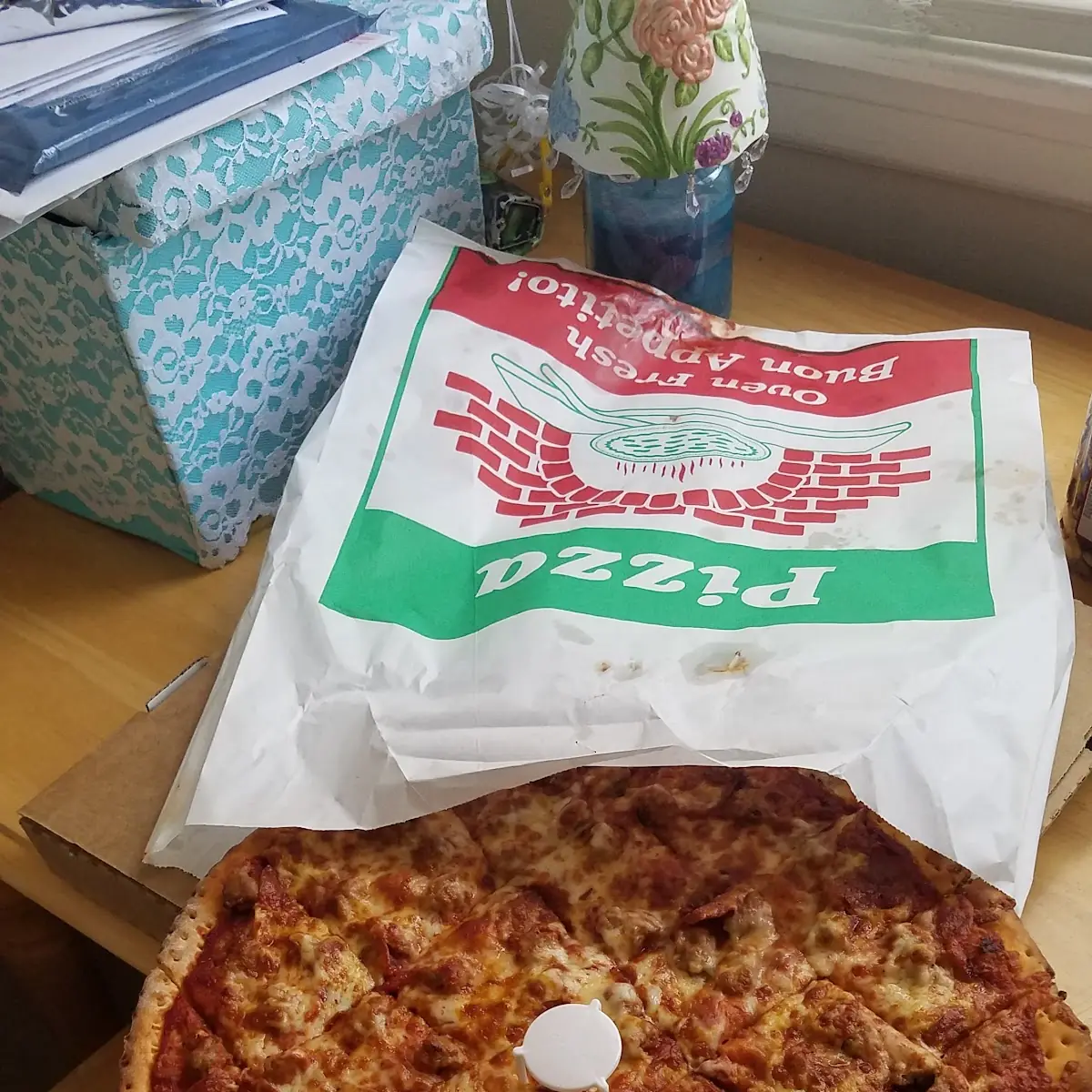 Cheese Sausage & Pepperoni Pizza