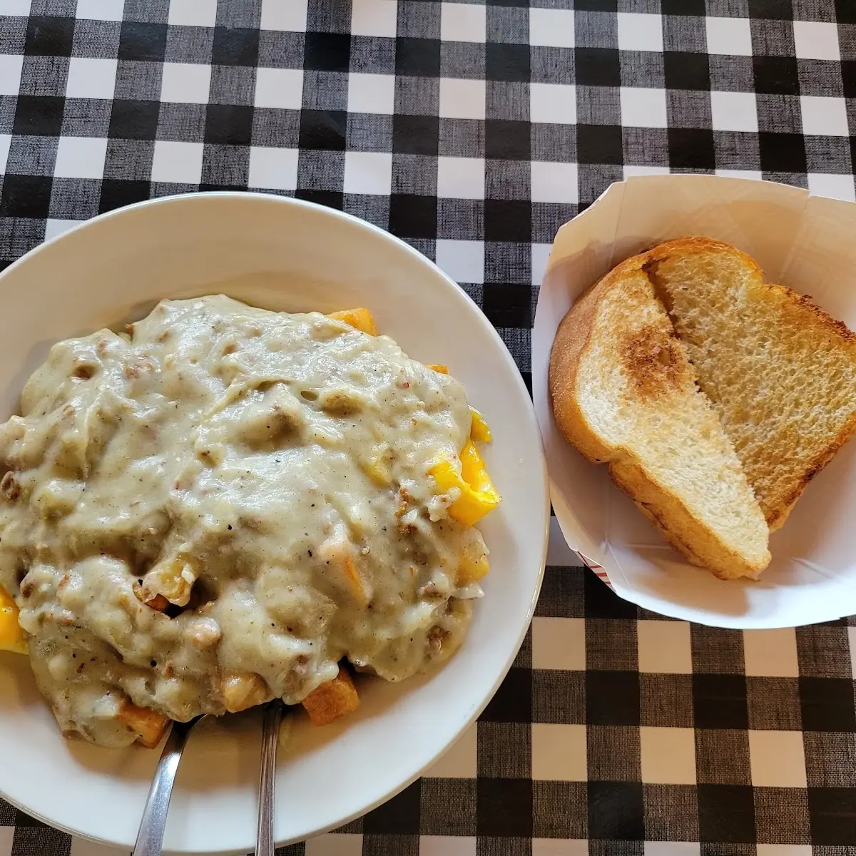 Sausage Gravy & Biscuits