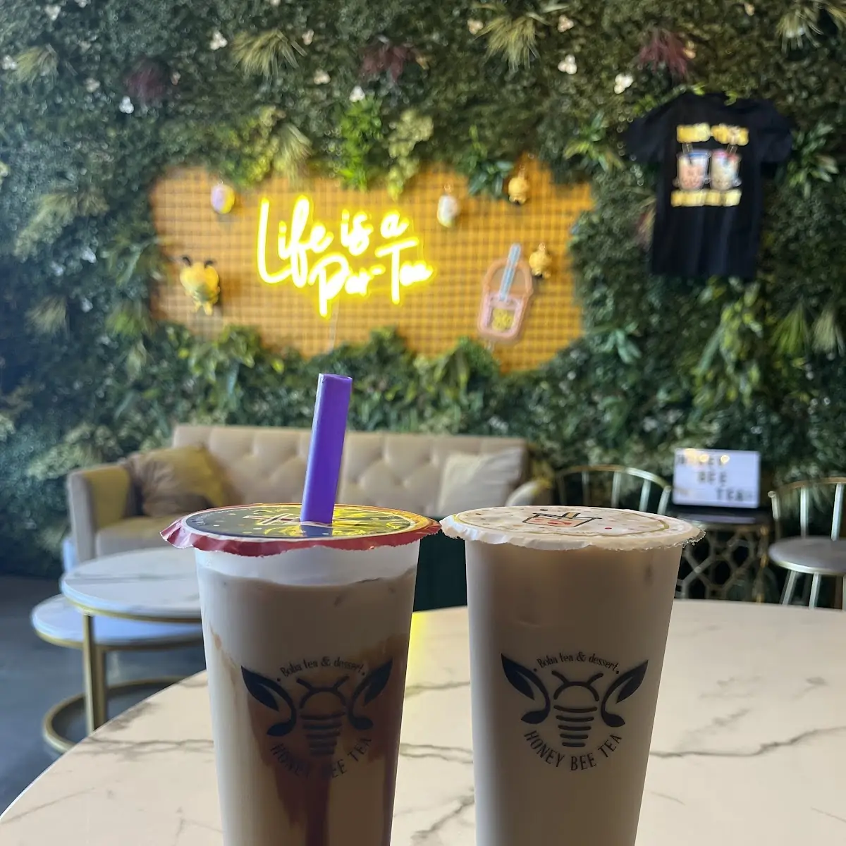 Classic Boba Tea with Cheese Foam