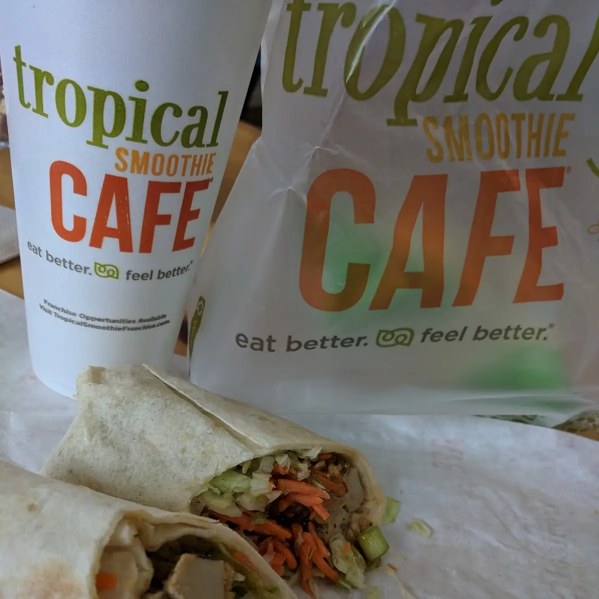 Thai Chicken Wrap