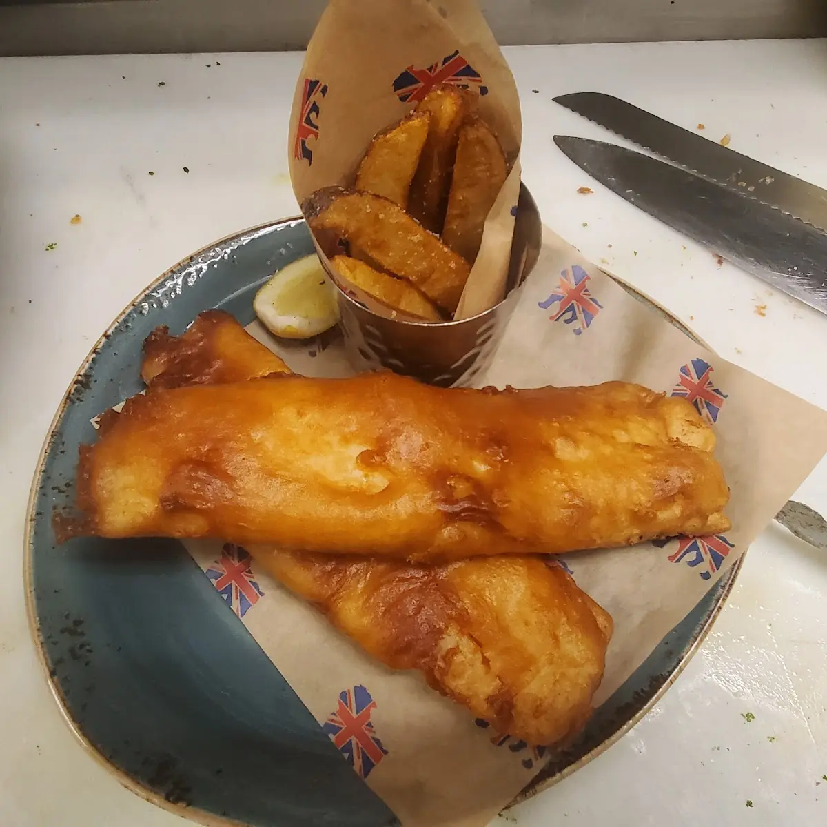 Ale-Battered Fish & Chips
