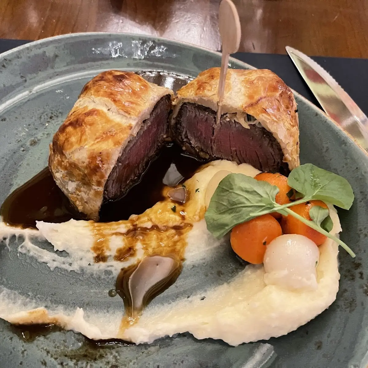 Beef Wellington Medium Rare