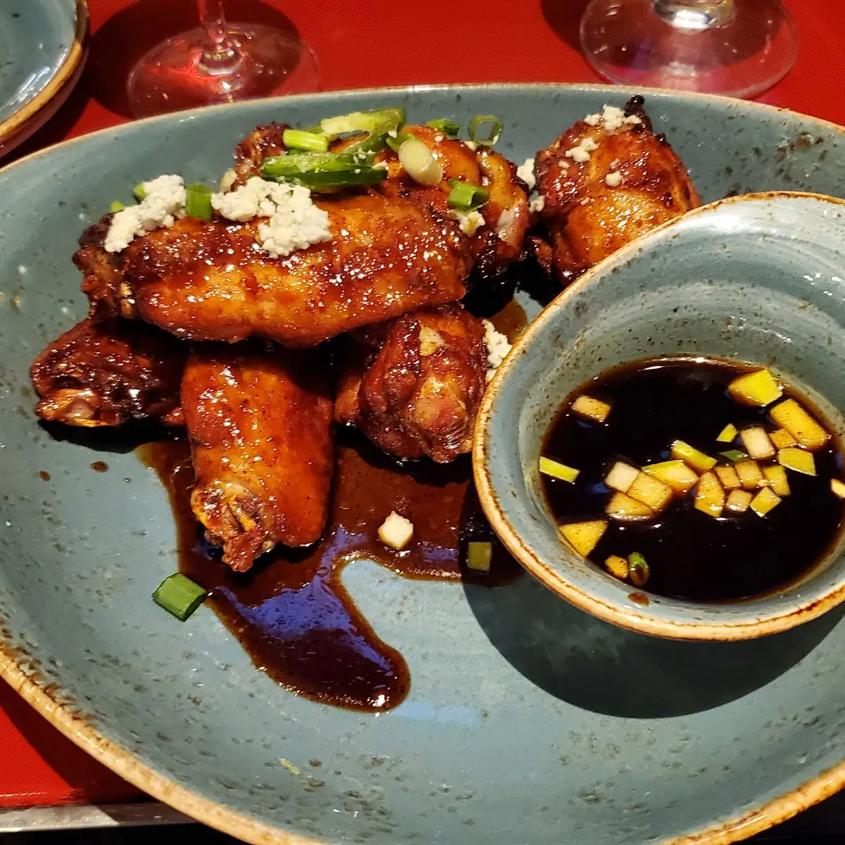 Molasses & Brown Ale Glazed Wings