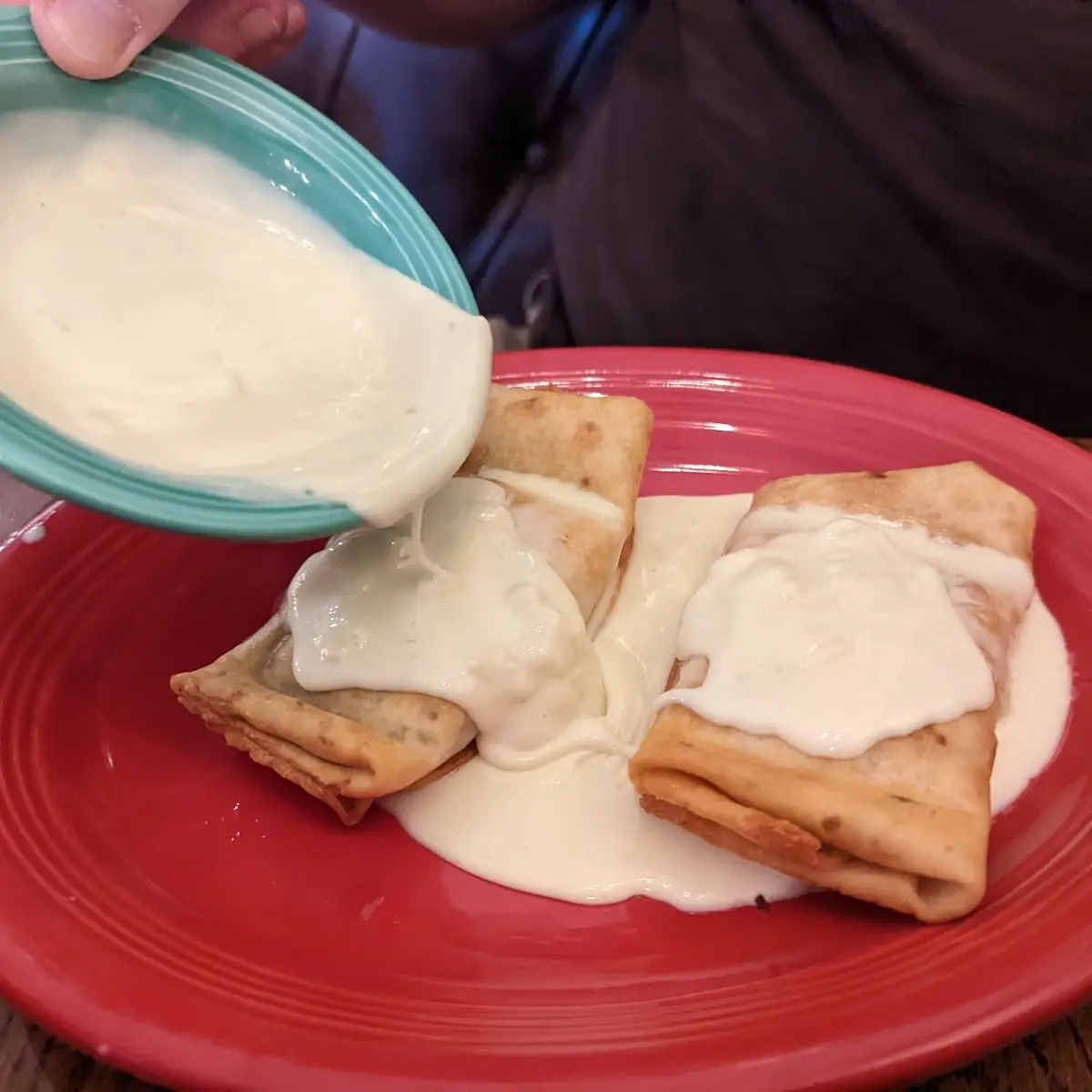 Ground Beef Chimichanga