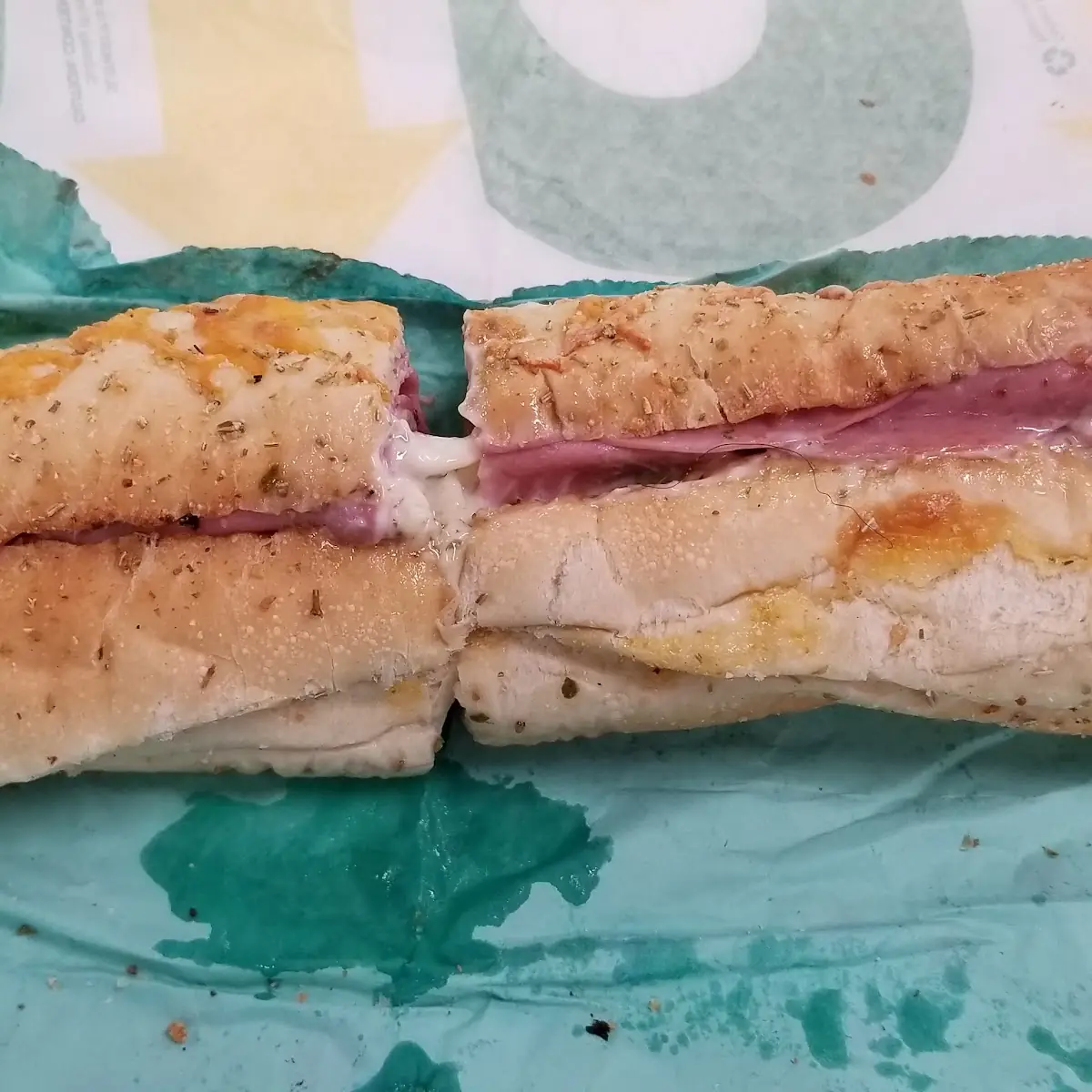 Cold Cut Combo Sandwich with Black Hair