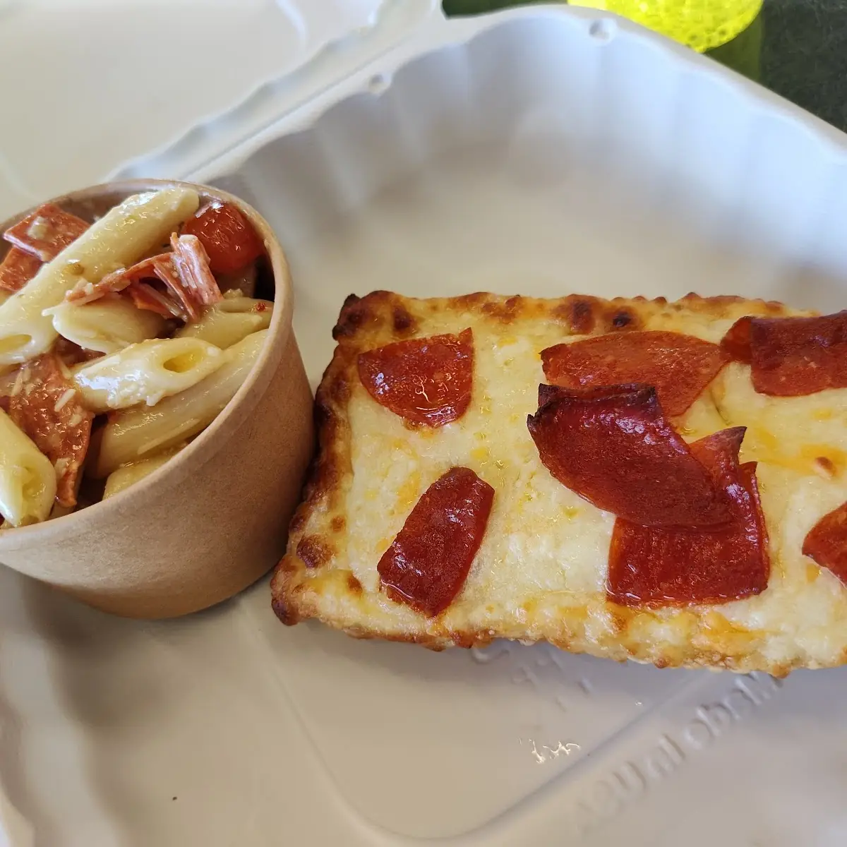Pepperoni Pizza & Pasta Salad