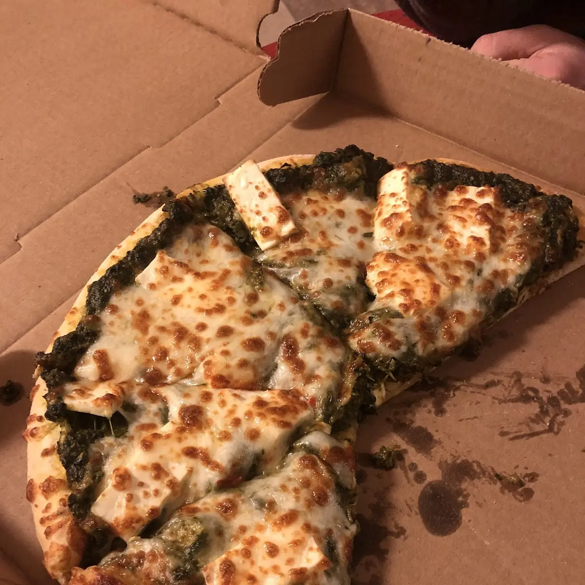 Saag Paneer Pizza