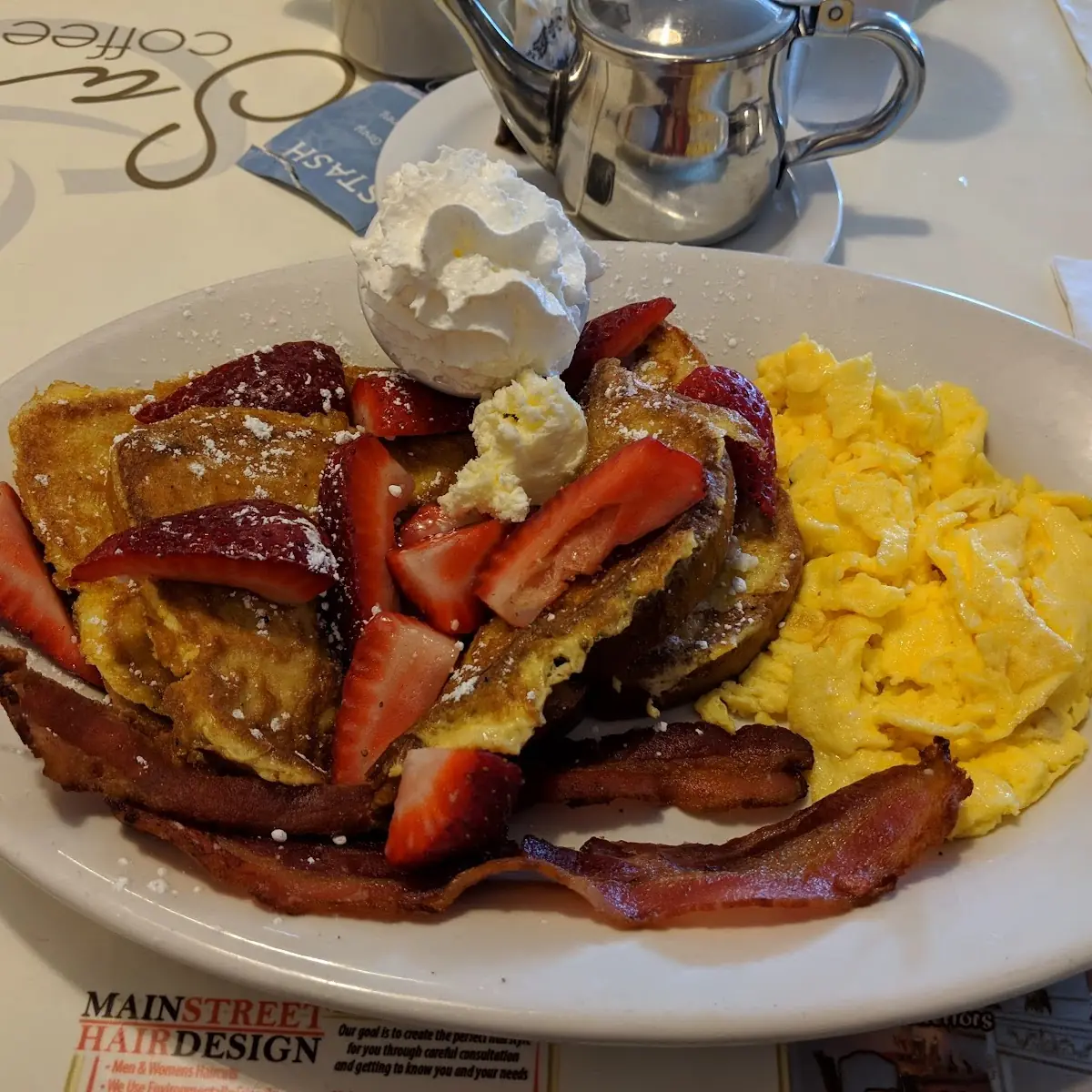 French Toast Combo Strawberries