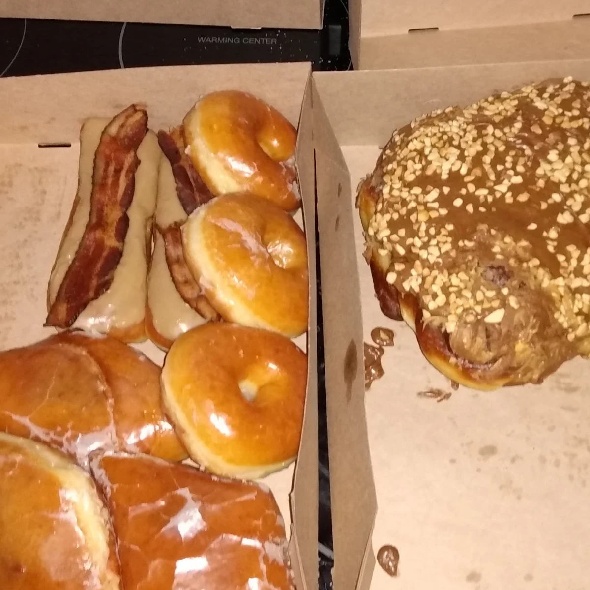 Assorted Donuts Maple Bacon Bars
