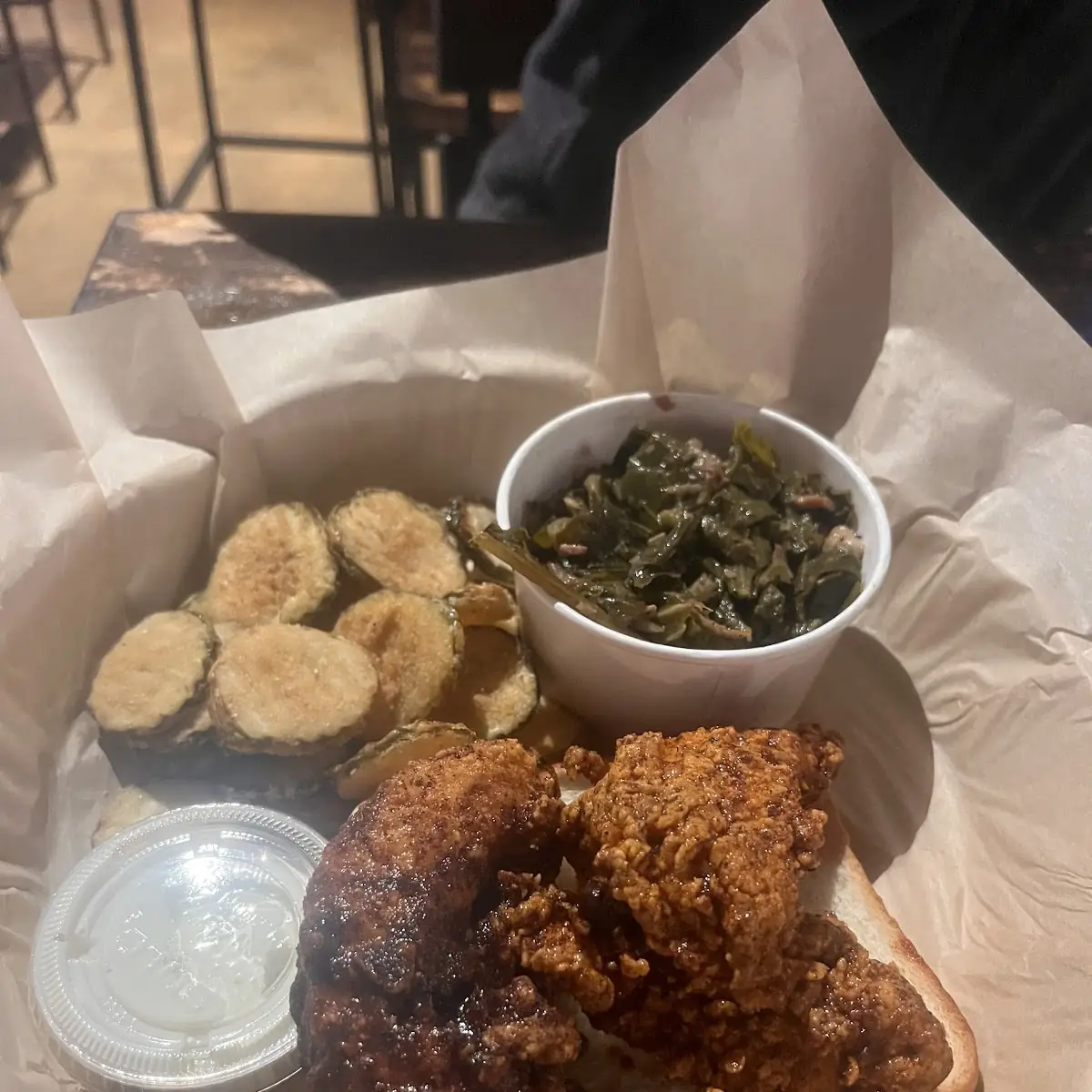Collard Greens Mac and Cheese