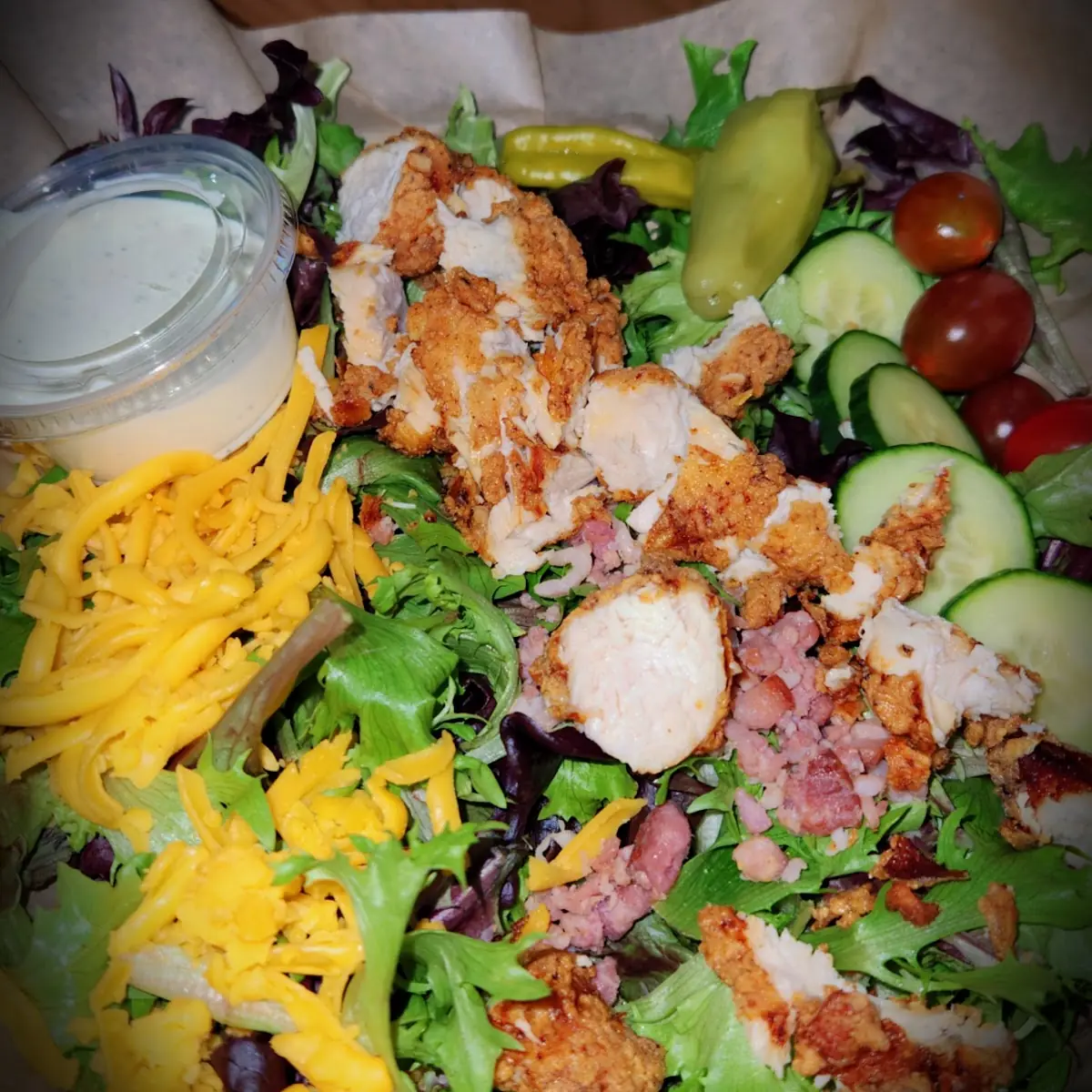 Fried Chicken Salad