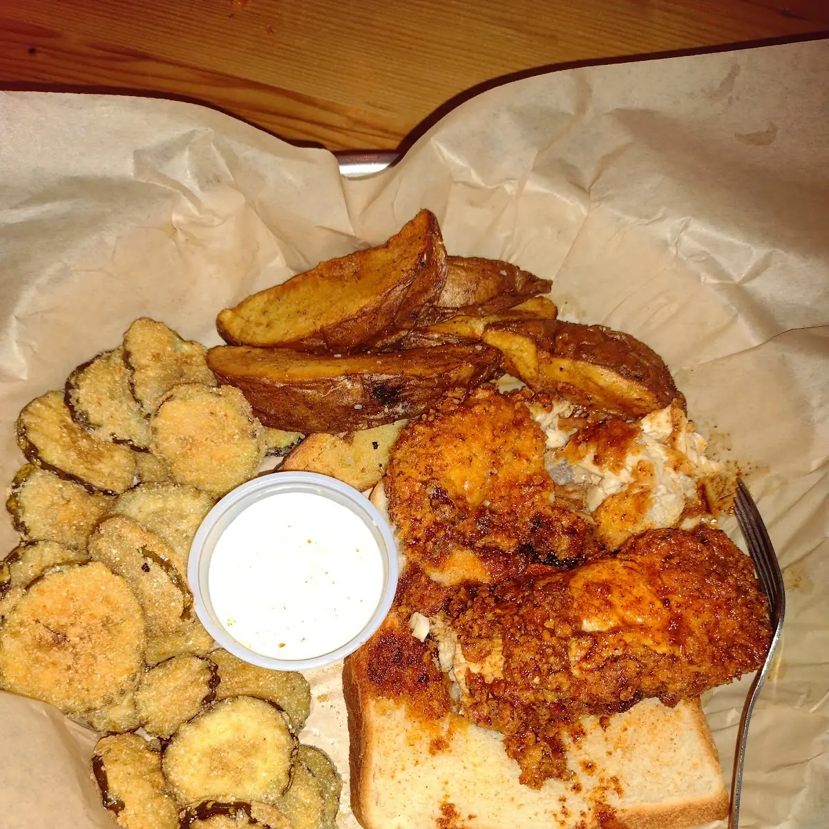 Two Jumbo Chicken Tenders with Two Sides